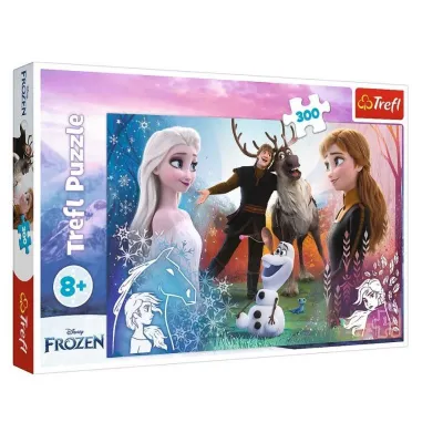 Puzzle 300 elementów Magiczny czas Frozen 2