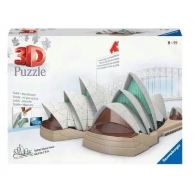 Puzzle 216 elementów 3D Budynki nocą Opera w Sydney