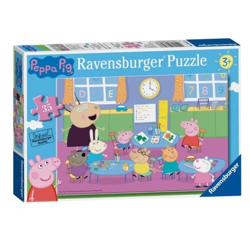 Puzzle 35 elementów Świnka Peppa i cała klasa
