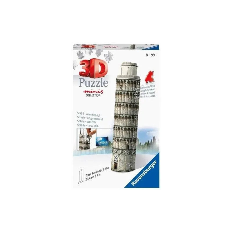 Puzzle 3D Mini budowle. Krzywa Wieża w Pizie