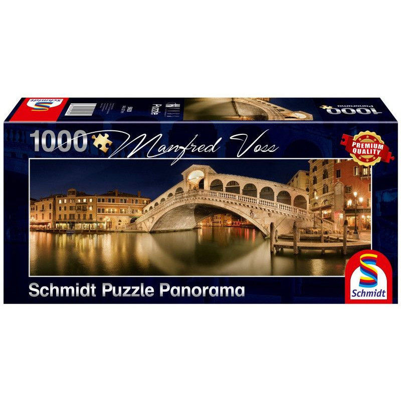 Puzzle 1000 elementów M. Voss Most Rialto / Wenecja