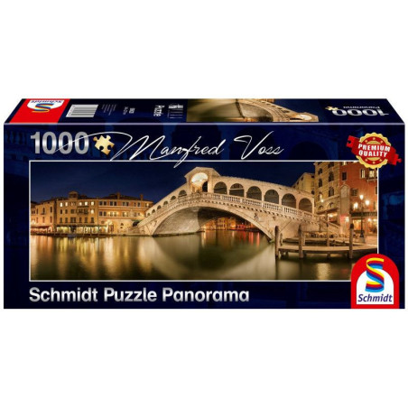 Puzzle 1000 elementów M. Voss Most Rialto / Wenecja