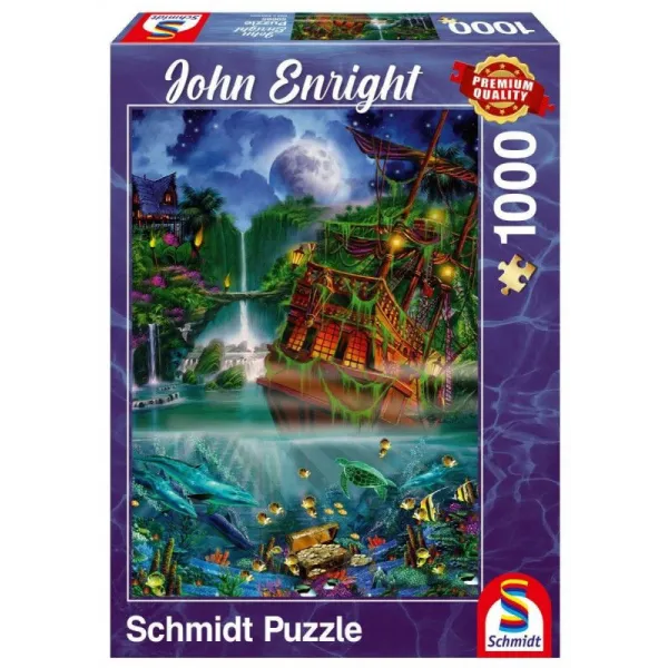 Puzzle Premium Quality 1000 elementów John Enright Zatopiony skarb