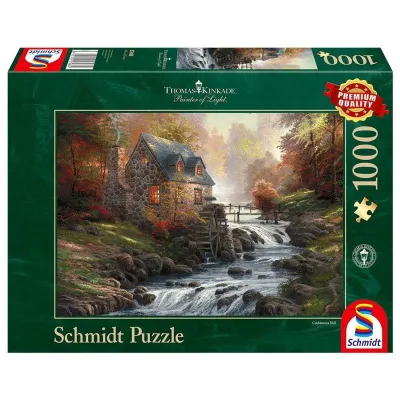Puzzle Premium Quality 1000 elementów Thomas Kinkade W starym młynie
