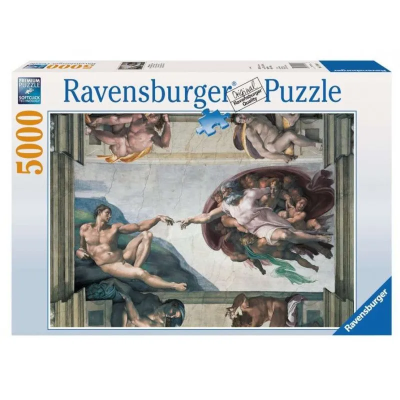 Puzzle 5000 elementów Michał Anioł Stworzenie Adama