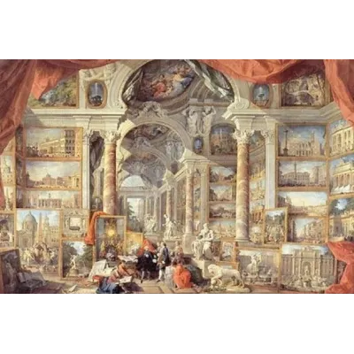 Puzzle 5000 elementów Giovani Paolo Panini Widoki modernisty