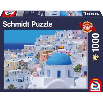 Puzzle Premium Quality 1000 elemenetów Santorini Grecja