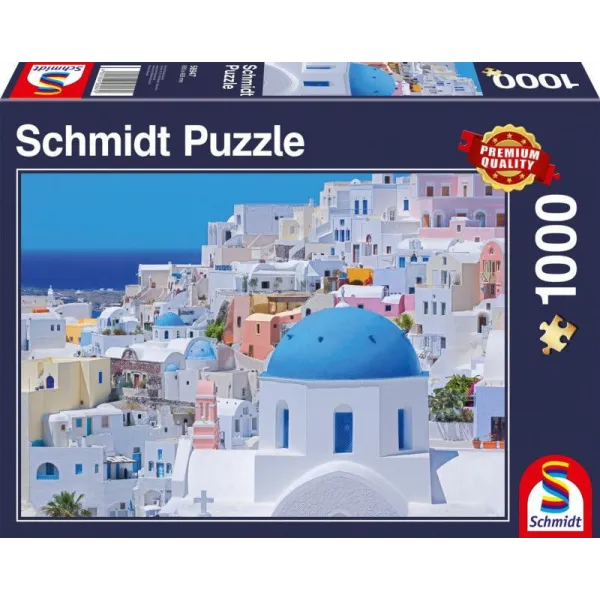 Puzzle Premium Quality 1000 elemenetów Santorini Grecja