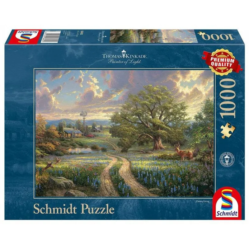 Puzzle 1000 elementów THOMAS KINKADE Życie na wsi