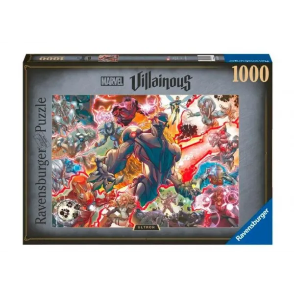 Puzzle 2D 1000 elementów Villainous. Ultron
