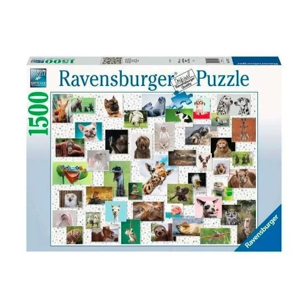 Puzzle 2D 1500 elementów Zabawne zwierzaki