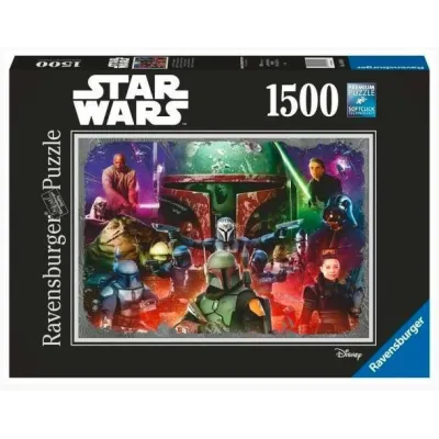 Puzzle 2D 1500 elementów Boba Fett. Łowca nagród