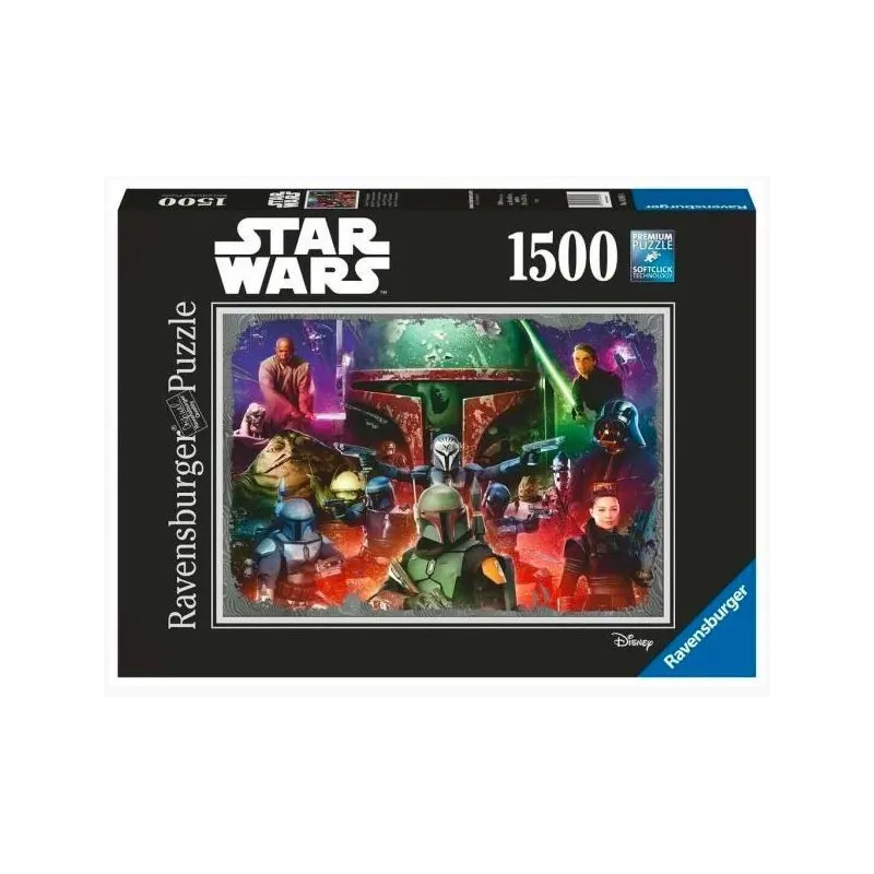 Puzzle 2D 1500 elementów Boba Fett. Łowca nagród