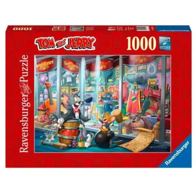 Puzzle 2D 1000 elementów Tom i Jerry