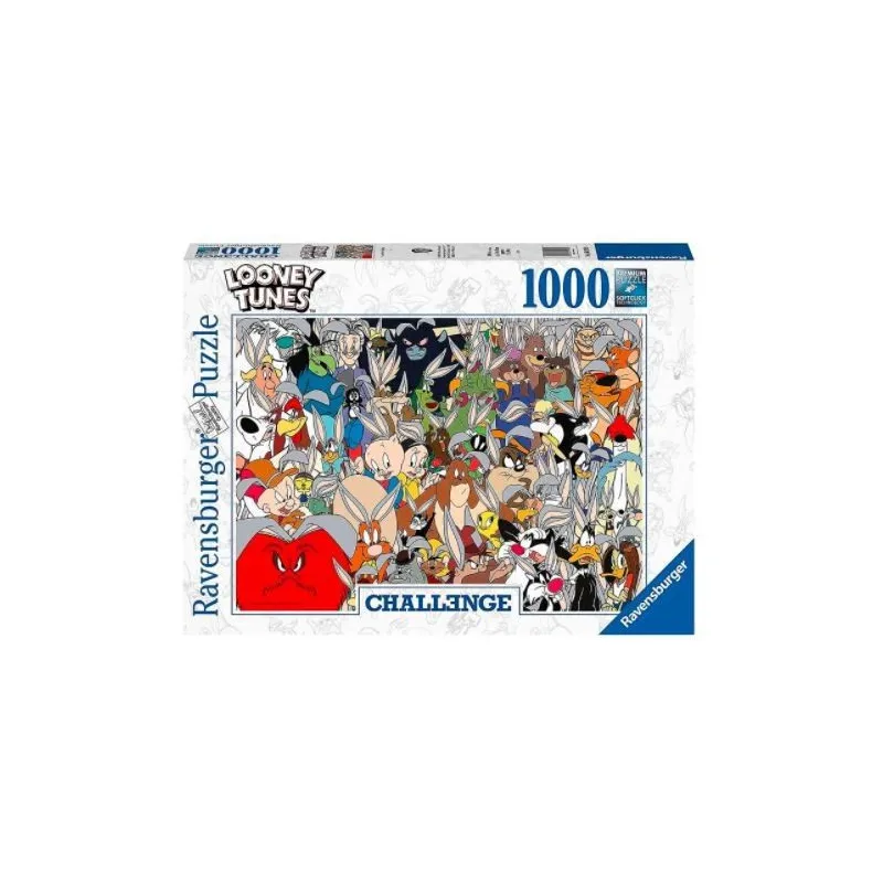 Puzzle 2D 1000 elementów Looney Tunes Challenge