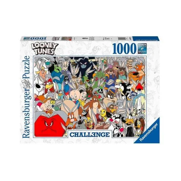 Puzzle 2D 1000 elementów Looney Tunes Challenge