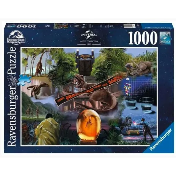Puzzle 2D 1000 elementów Jurassic Park
