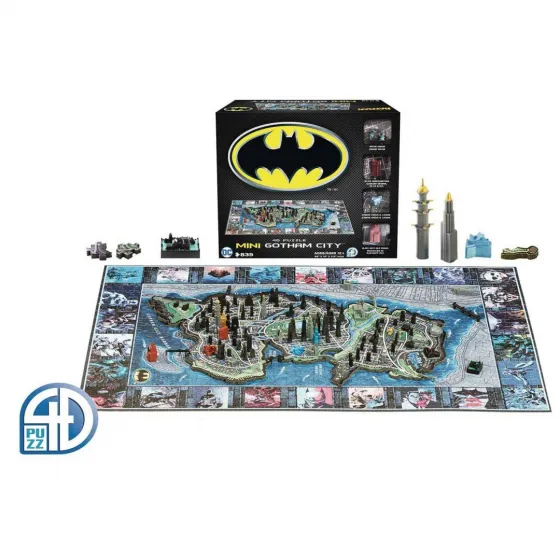 4D Cityscape Puzzle Batman 4D Mini Puzzle Gotham City 839 elementów