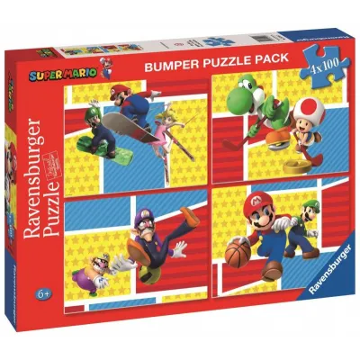 Puzzle 4x100 elementów Super Mario