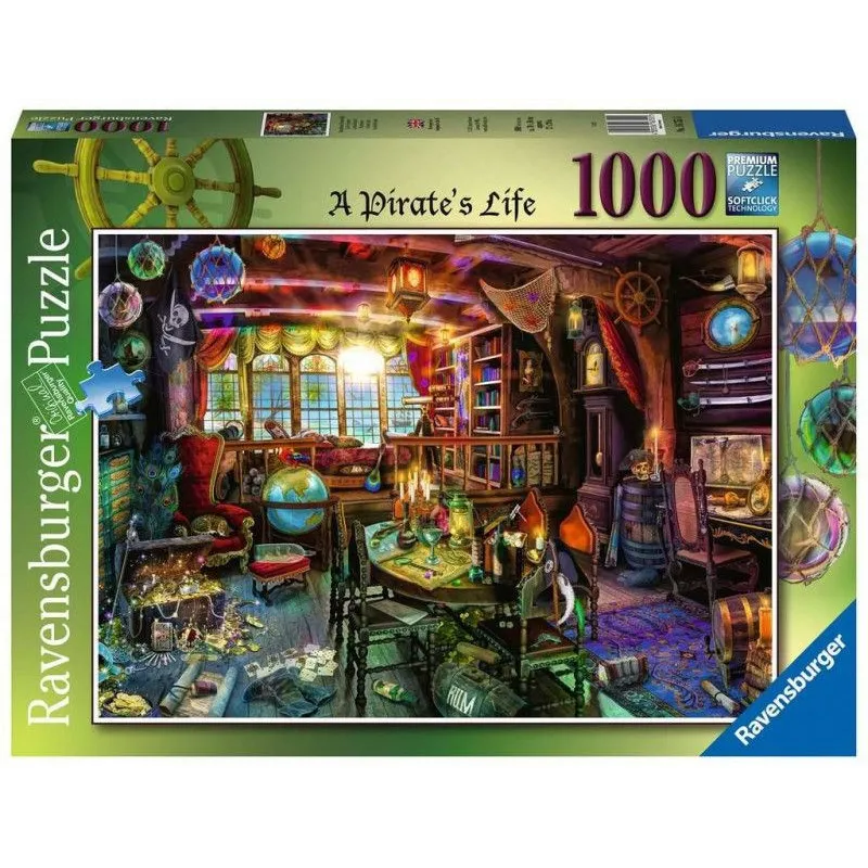 Puzzle 2D 1000 elementów Pirackie życie