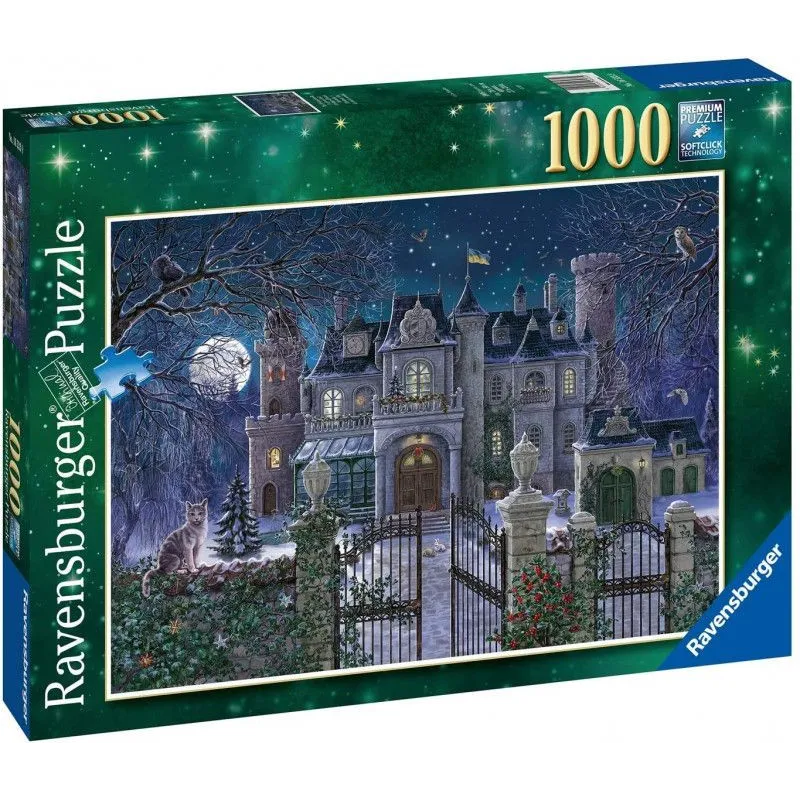 Puzzle 2D 1000 elementów Świąteczna posiadłość