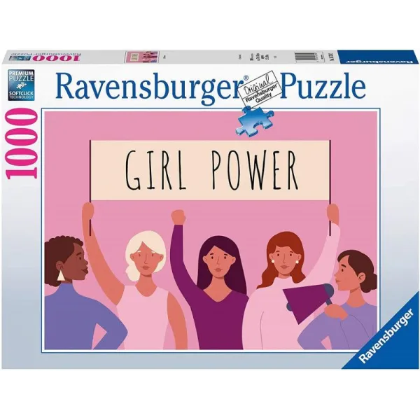 Puzzle 2D 1000 elementów Girl power