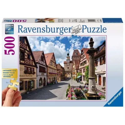 Puzzle 2D Duży Format Rothenburg 500 elementów