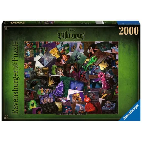 Puzzle 2D 2000 elementów Villainous. All Villains