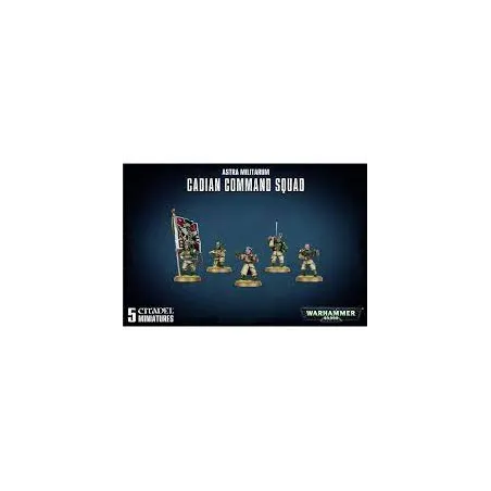 Astra Militarum Cadian Command Squad Warhammer 40000