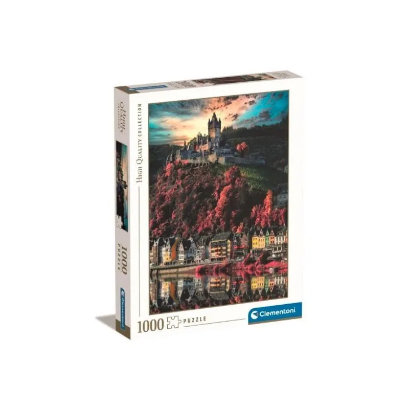 Puzzle 1000 elementów High Quality, Zamek Cochem