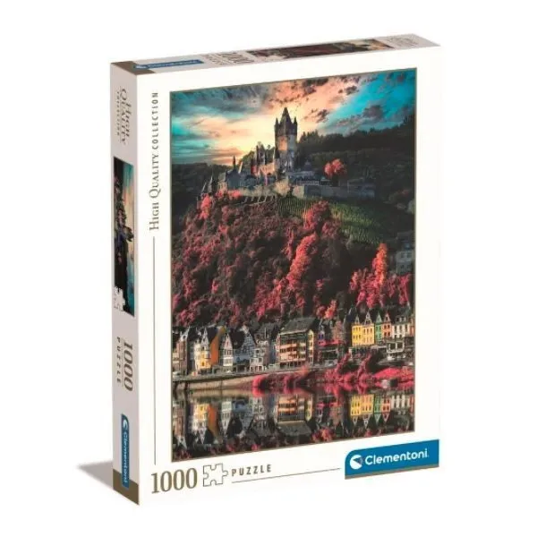 Puzzle 1000 elementów High Quality, Zamek Cochem