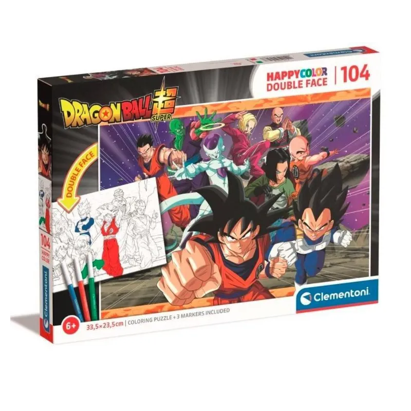 Puzzle 104 elementów Happycolor Dragon ball