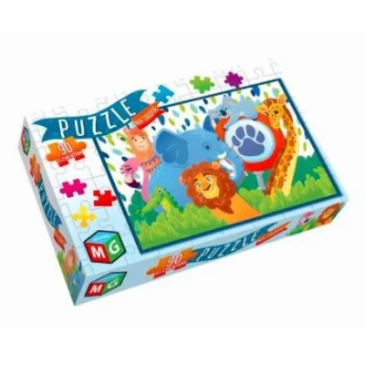 Gra Na tropie Puzzle 90 elementów