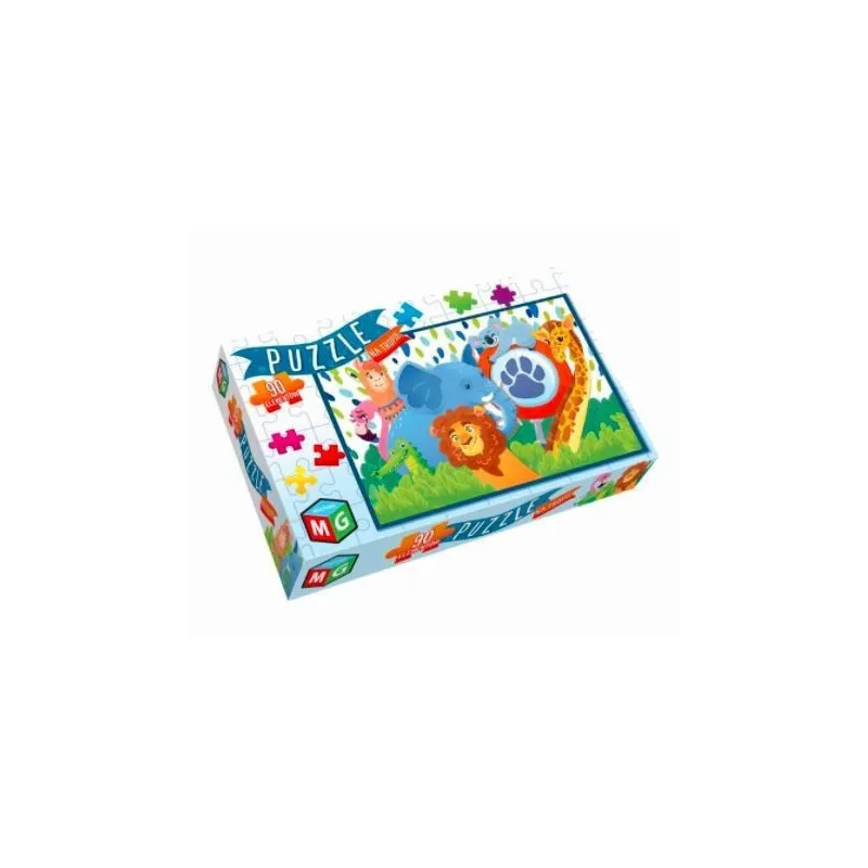 Gra Na tropie Puzzle 90 elementów