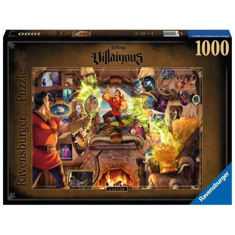 Puzzle 1000 elementów Villainous. Gaston
