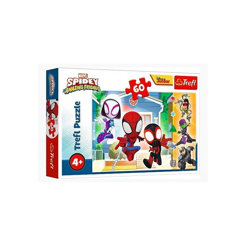 Puzzle 60 elementów W świecie Spideya Spiderman