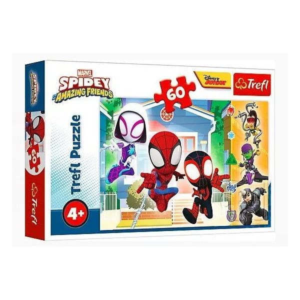 Puzzle 60 elementów W świecie Spideya Spiderman