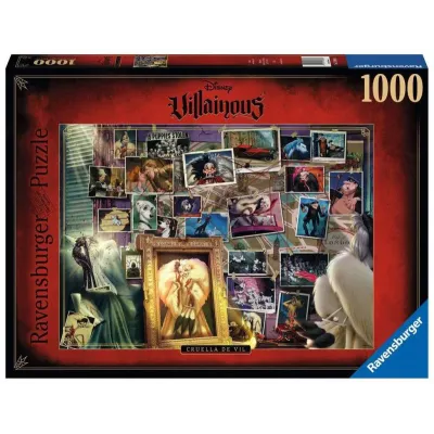 Puzzle 1000 elementów Villainous, Cruella de Mon