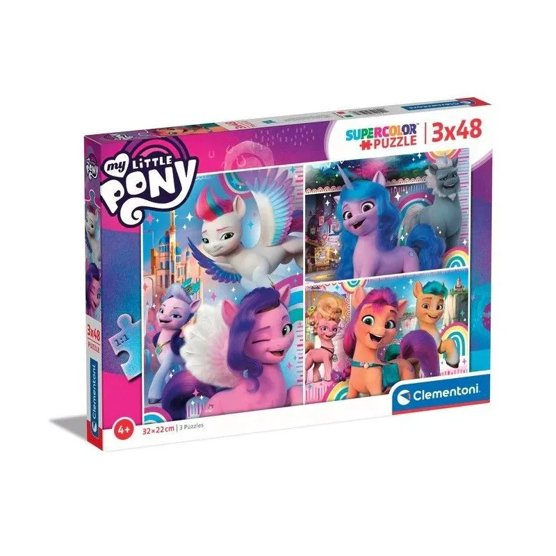 Puzzle 3x48 elementów My Little Pony