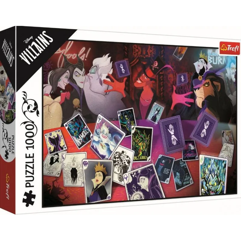 Puzzle 1000 elementów Disney Villains Dobra passa