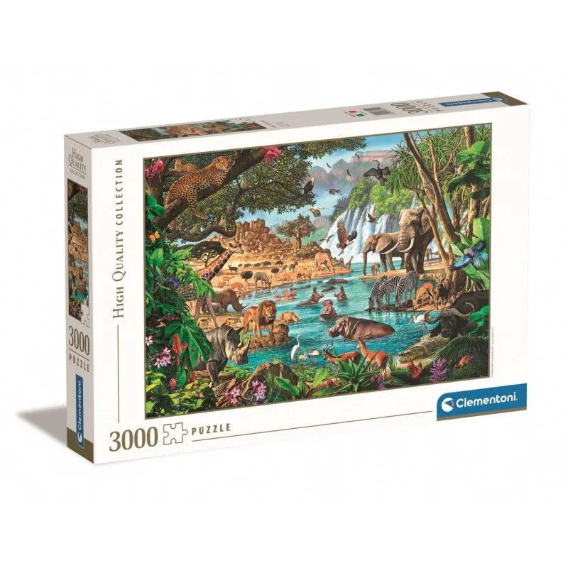 Puzzle 3000 elementów Africa Waterhole