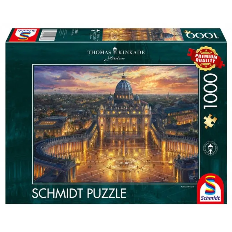 Puzzle Premium Quality 1000 elementów THOMAS KINKADE Watykan