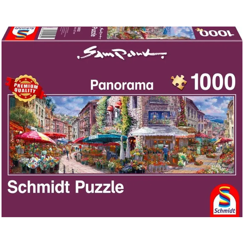 Puzzle Premium Quality 1000 elementów SAM PARK Czuć wiosnę w powietrzu (panorama)