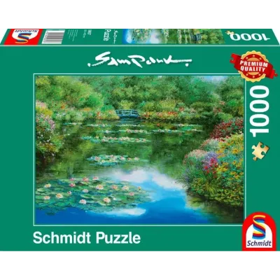 Puzzle Premium Quality 1000 elementów SAM PARK Lilie wodne