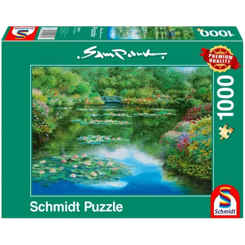 Puzzle Premium Quality 1000 elementów SAM PARK Lilie wodne