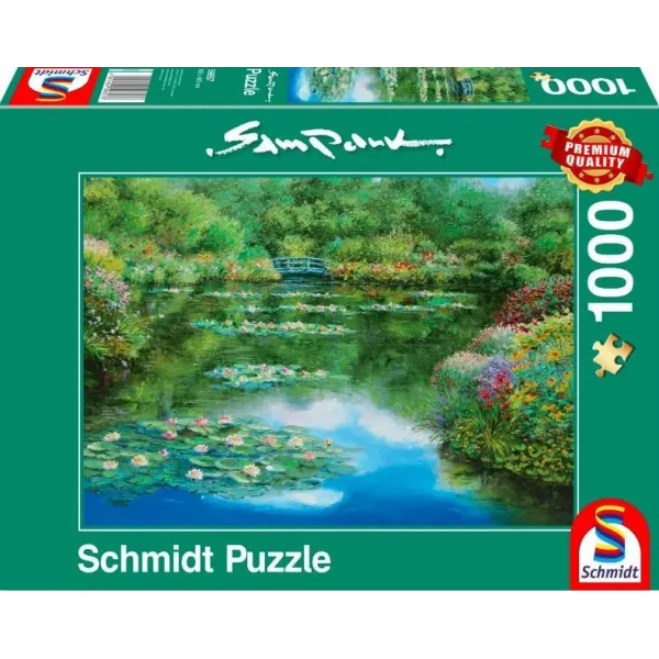 Puzzle Premium Quality 1000 elementów SAM PARK Lilie wodne