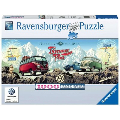 Puzzle 1000 elementów Volkswagen Vintage Panorama