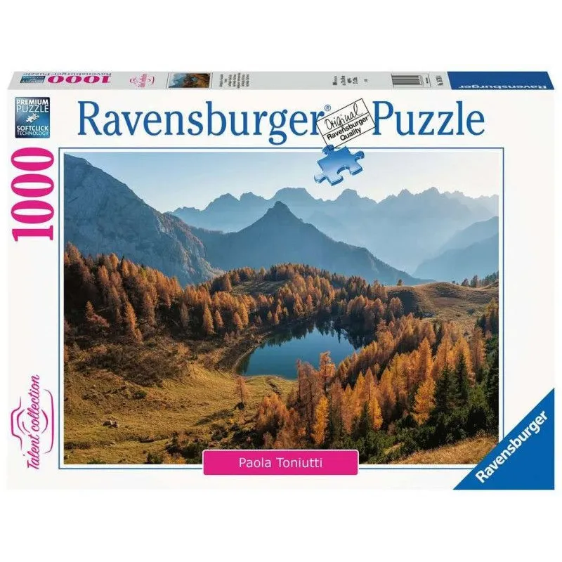 Puzzle 1000 elementów Kolekcja talentów: Lago Bordaglia - Friuli Venezia Giulia