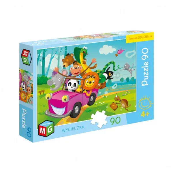 Puzzle 90 elementów Wycieczka
