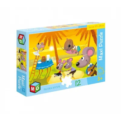 Puzzle 12 elementów Maxi - Rajska wyspa